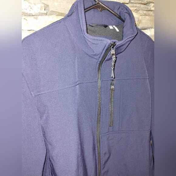 Calvin Klein men's navy blue jacket, water resistant size large Like New - Picture 5 of 15
